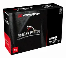 Tarjeta De Video Powercolor Reaper Amd Radeon Rx 9060 Xt 8gb Gddr6, 128 Bit, Gddr6, Pci Express X16 5.0, Dp/hdmi